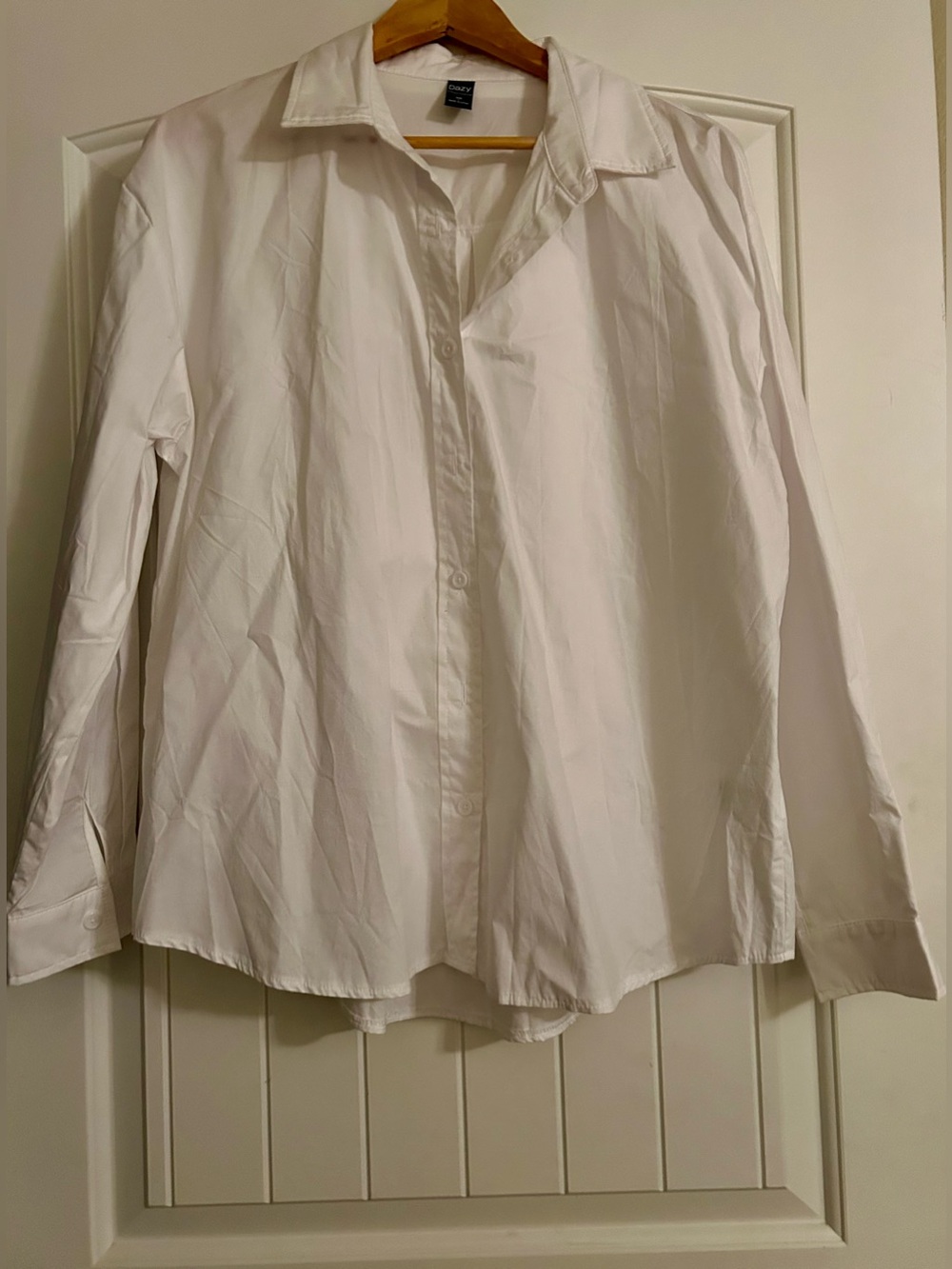 Classic White Button-Down Shirt - Casual & Professional